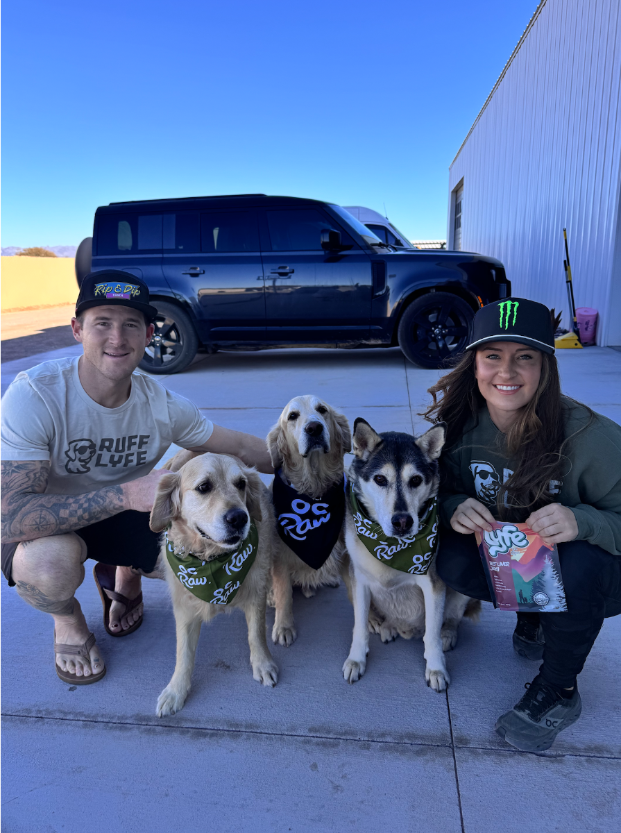 Rip and Dip Ranch announces Official Partnership with OC Raw + Lyfe, Fueling the Health of Maverick, Crank, and Toby