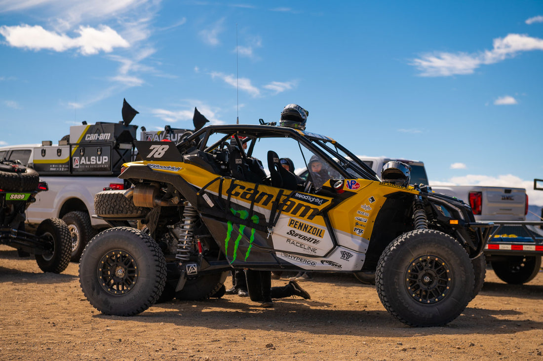 New 2023 Can Am Maverick X3 testing in Barstow California with Sara Price