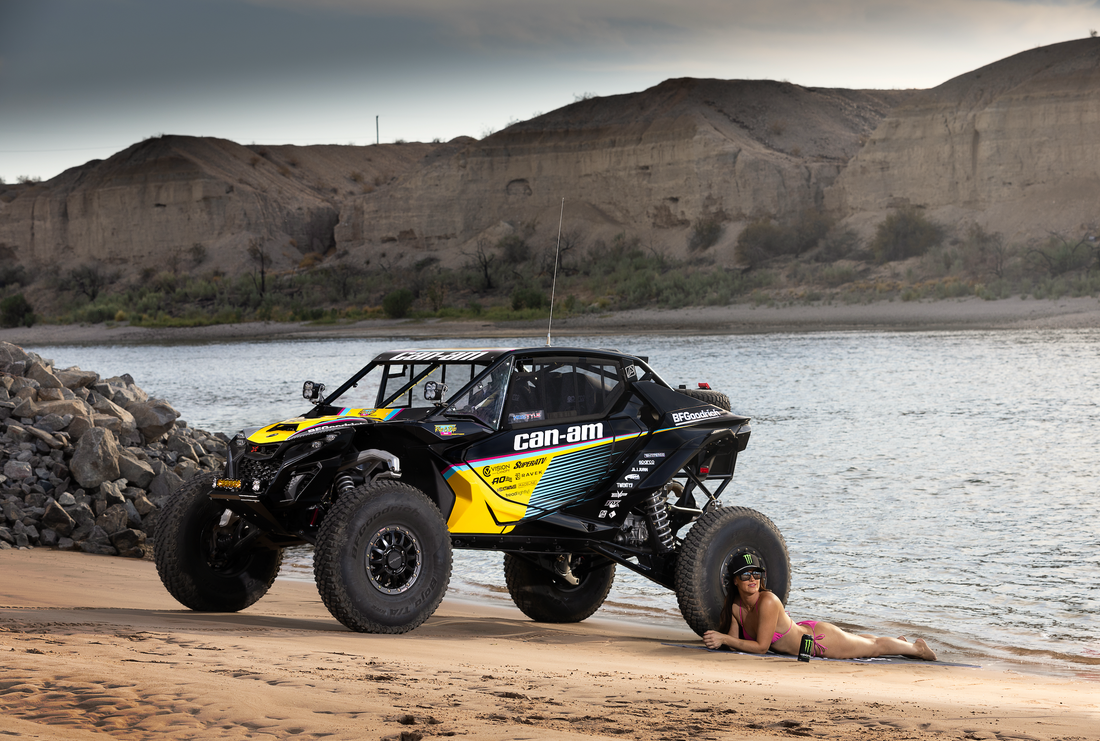 Sara Price Unveils Rip & Dip Edition Can-Am Maverick R Build