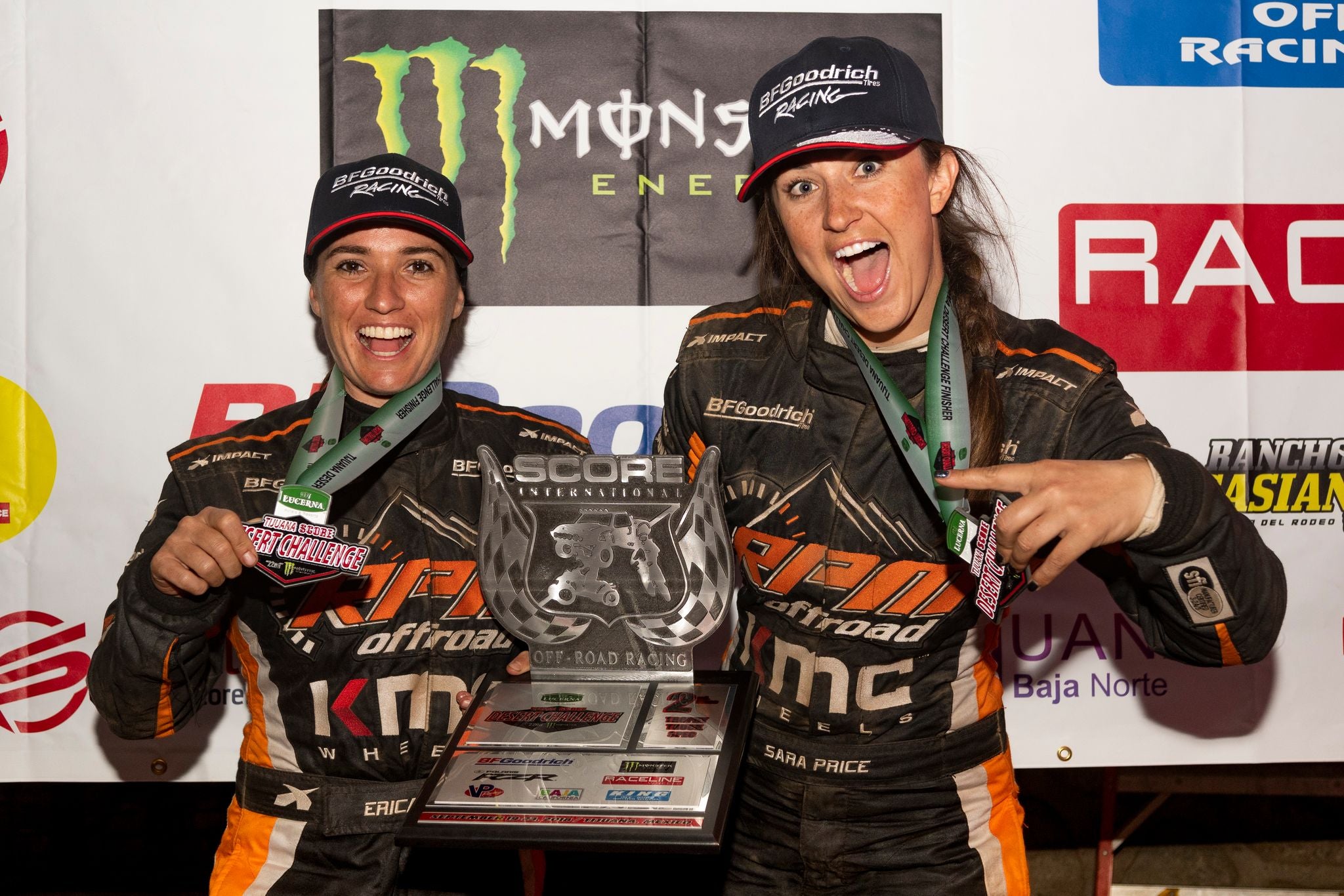 Sara Price first-ever podium finish in the SCORE International Offroad series