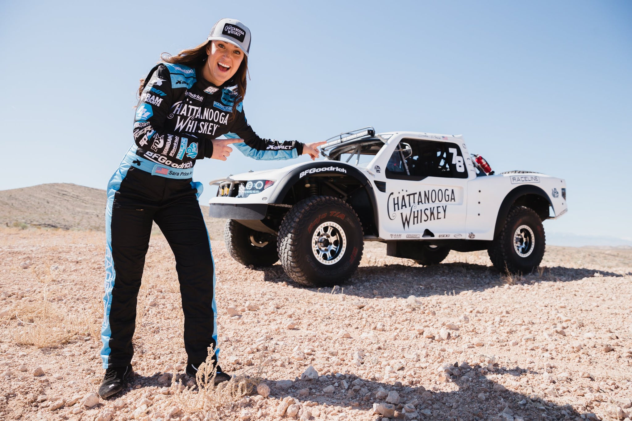 Sara Price to Make Trophy Truck Debut with Chattanooga Whiskey at the Prestigious Mint 400