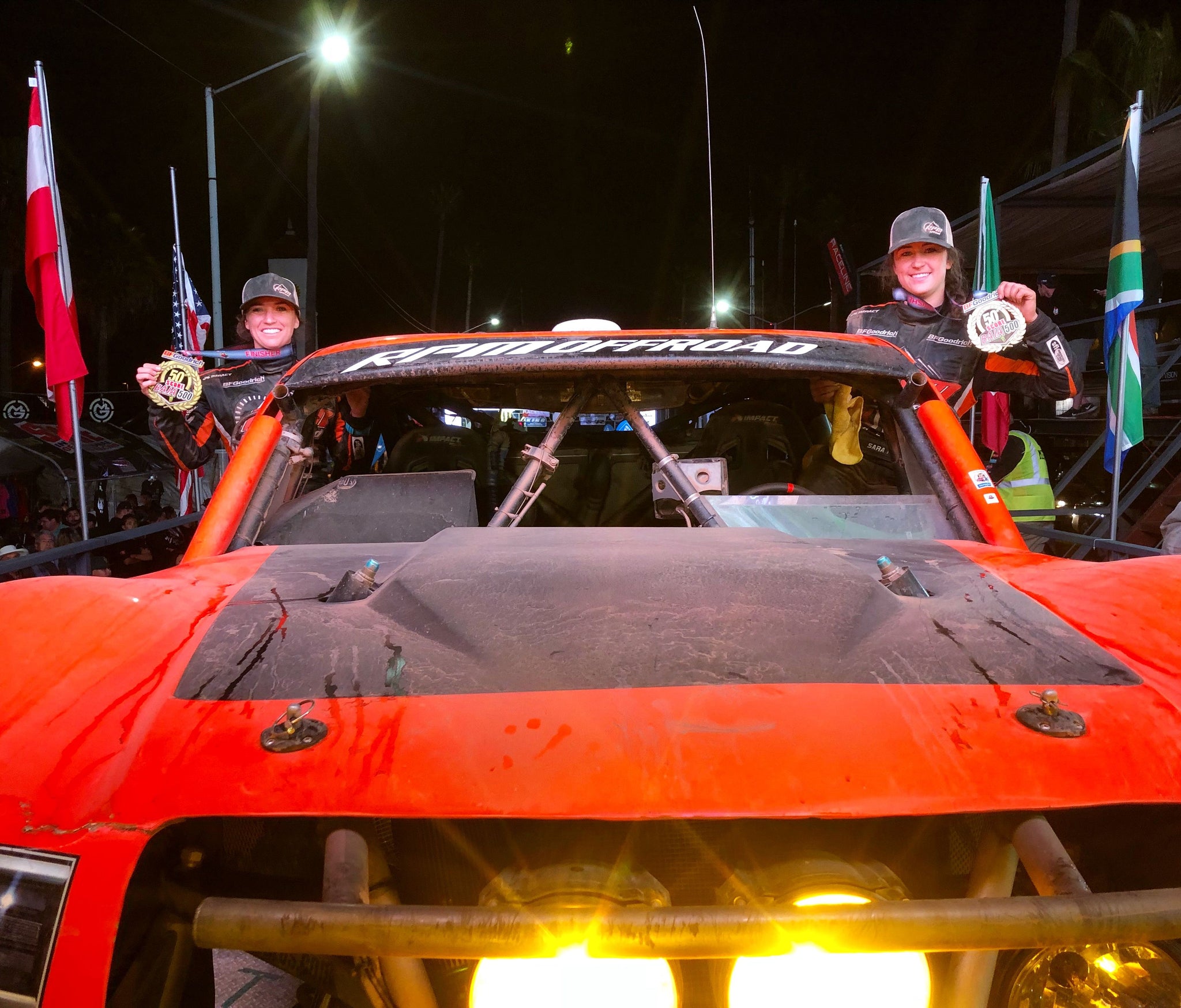 Sara Price officially completed her first ever SCORE International BAJA 500