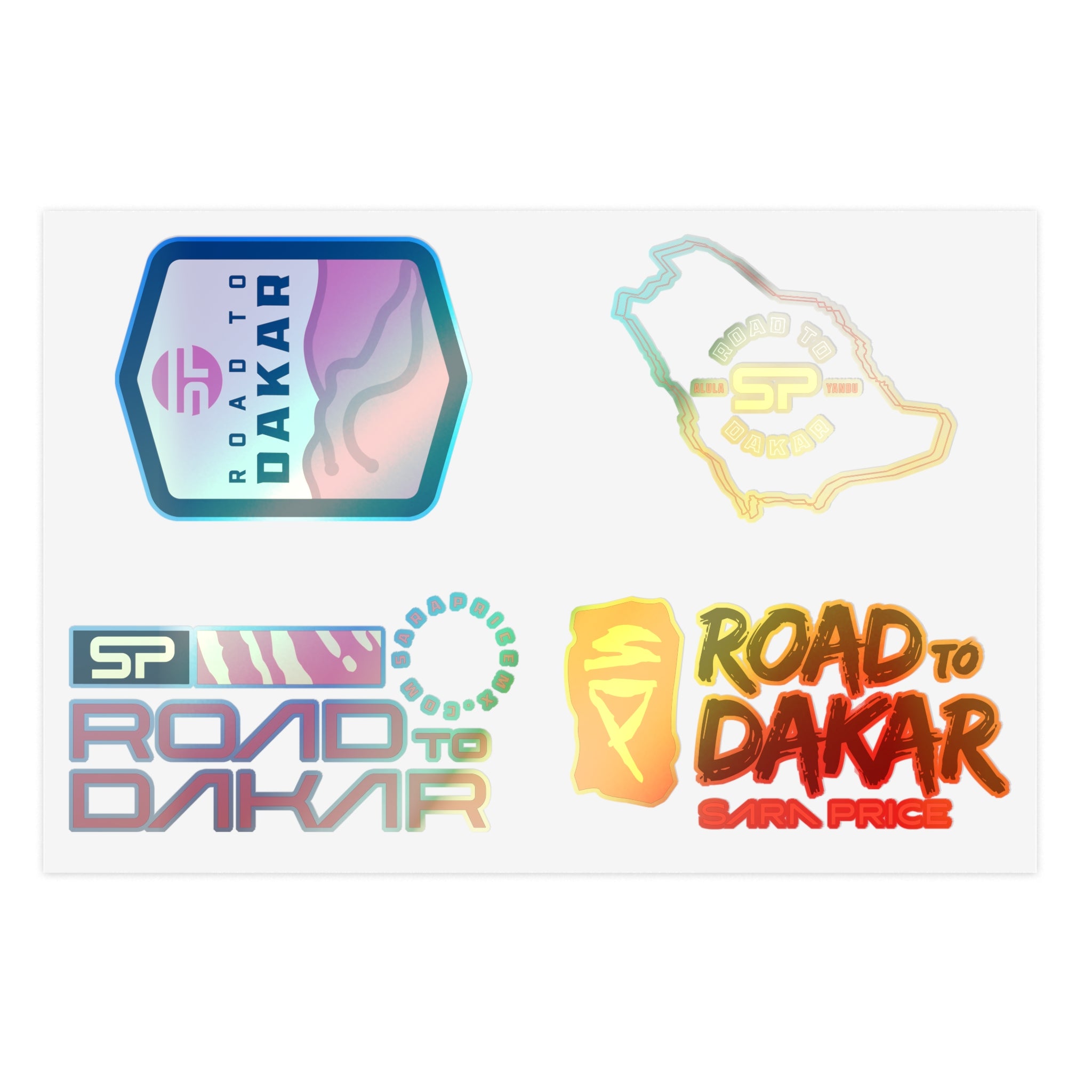 Road to Dakar Sticker Sheet