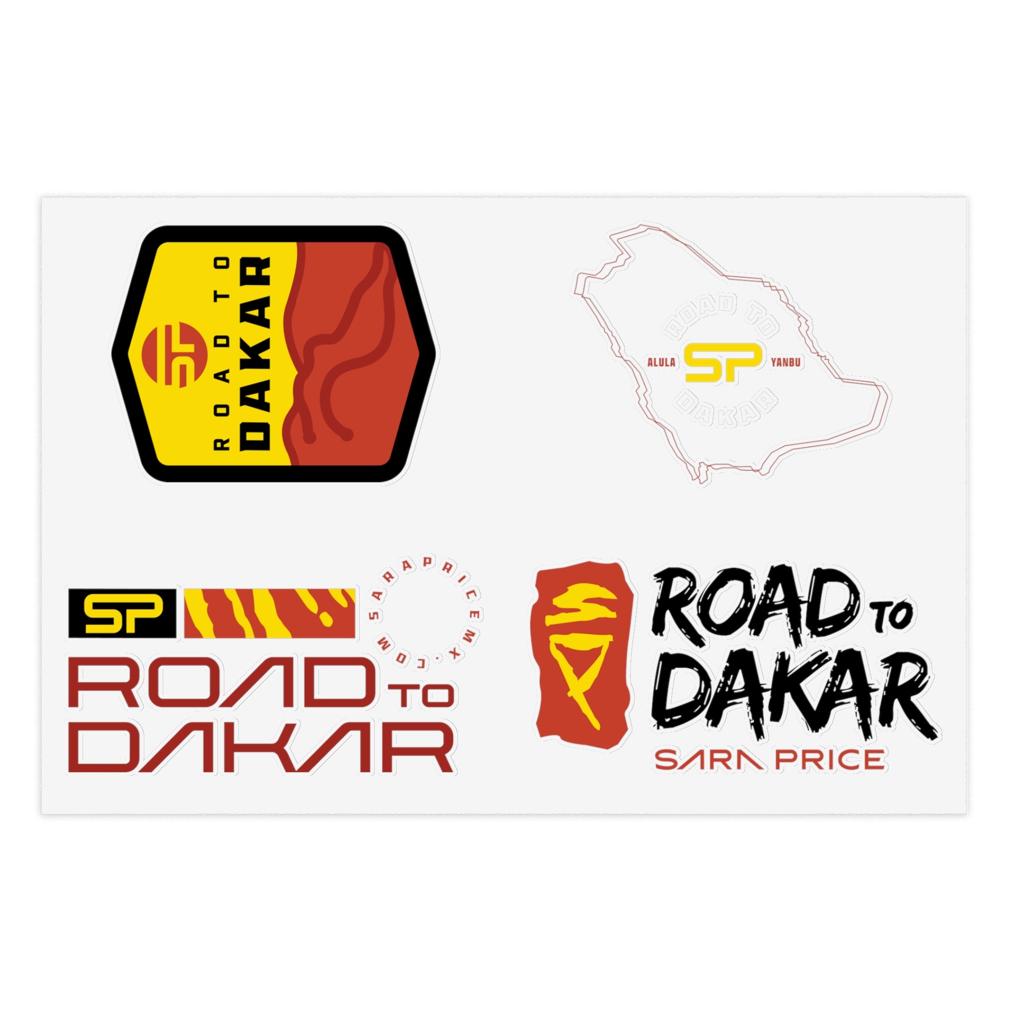 Road to Dakar Sticker Sheet