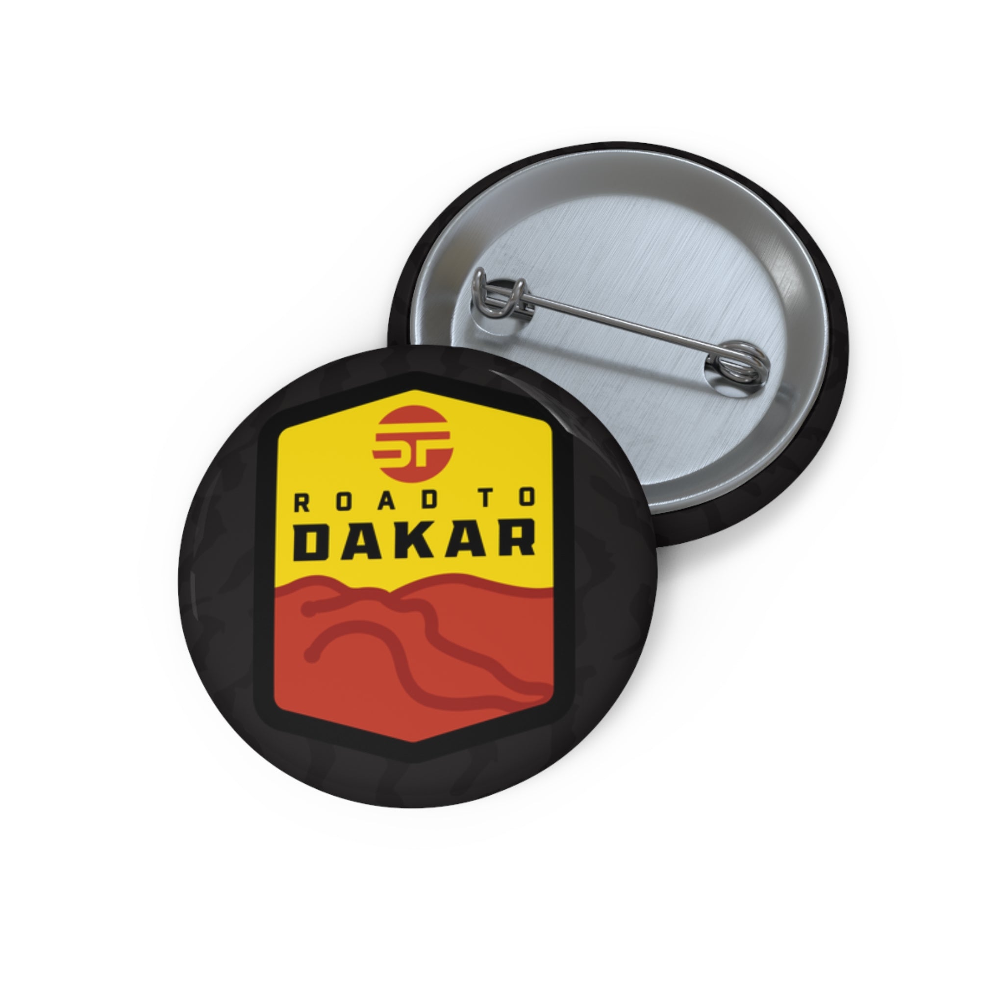 Road to Dakar Pin Button